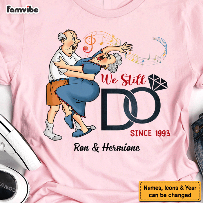 Personalized Wedding Anniversary Gift For Old Couples Husband Wife We Still Do Since Shirt - Hoodie - Sweatshirt 26776 1