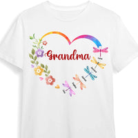 Personalized Gift For Grandma Dragonflies Heart Shirt - Hoodie - Sweatshirt 26778 thumb 1