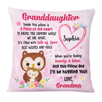 Personalized Gift For Granddaughter Animals My Love Inside This Pillow 26782 thumb 1