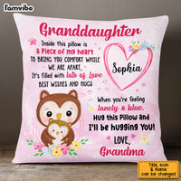 Personalized Gift For Granddaughter Animals My Love Inside This Pillow 26782 thumb 1