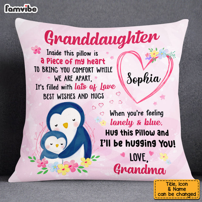 Personalized Gift For Granddaughter Animals My Love Inside This Pillow 26782 1