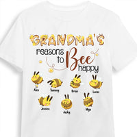 Personalized Gift For Grandma Reasons To Bee Happy Shirt - Hoodie - Sweatshirt 26783 thumb 1