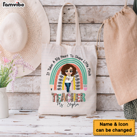 Personalized Back To School Gift For Teacher It Takes A Big Heart To Shape Little Minds Tote Bag 26788 thumb 1