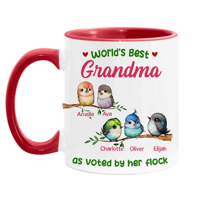 Personalized Gift For Grandma And Her Flock Mug 26789 1
