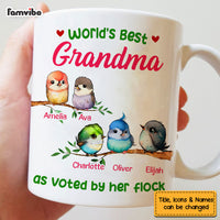Personalized Gift For Grandma And Her Flock Mug 26789 thumb 1