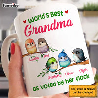 Personalized Gift For Grandma And Her Flock Mug 26789 thumb 1