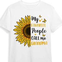 Personalized Gift For Grandma My Favorite People Sunflower Shirt - Hoodie - Sweatshirt 26790 thumb 1