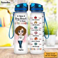 Personalized Back To School Gift For Teacher Daily Affirmations It Takes A Big Heart To Shape Little Minds Tracker Bottle 26791 thumb 1
