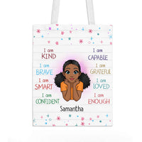 Personalized Gift For Granddaughter I Am Kind Tote Bag NB304 36O28 26793 thumb 1