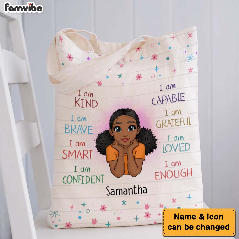 Personalized Gift For Granddaughter I Am Kind Tote Bag NB304 36O28 26793 Primary Mockup
