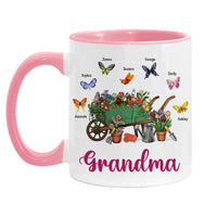 Personalized Gift for Grandma Floral Wheelbarrow Mug 26275 26794 thumb 1
