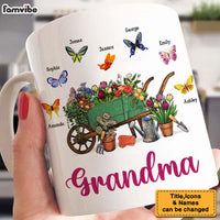 Personalized Gift for Grandma Floral Wheelbarrow Mug 26275 26794 thumb 1