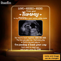 Personalized Gift For Daughter Mommy To Be Upload Photo Plaque LED Lamp Night Light 26799 thumb 1