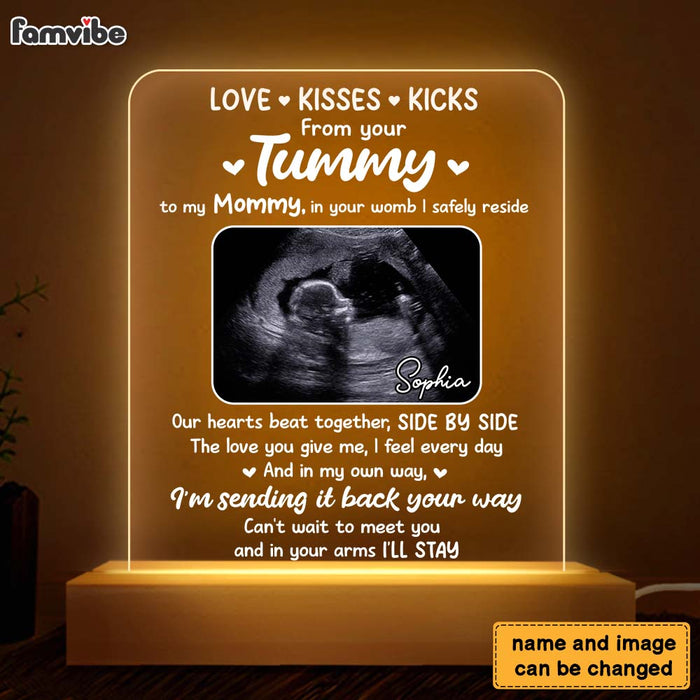 Personalized Gift For Daughter Mommy To Be Upload Photo Plaque LED Lamp Night Light 26799 1