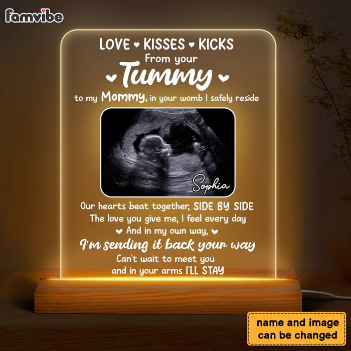 Personalized Gift For Daughter Mommy To Be Upload Photo Plaque LED Lamp Night Light 26799 1