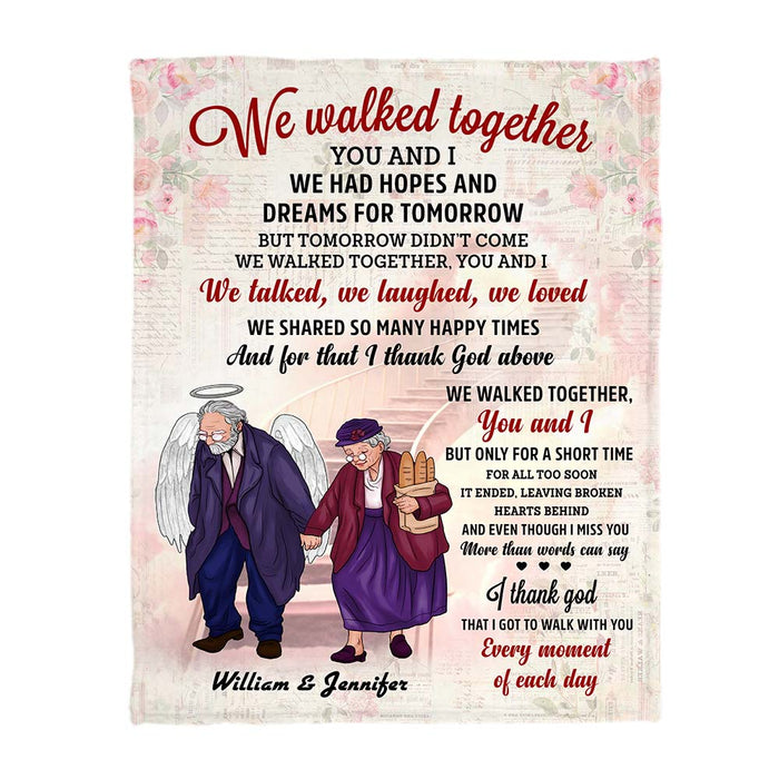 Personalized Memorial Gift For Couple Blanket 26805 1