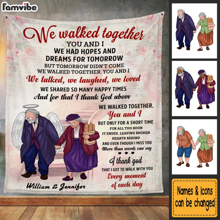 Personalized Memorial Gift For Couple Blanket 26805 1
