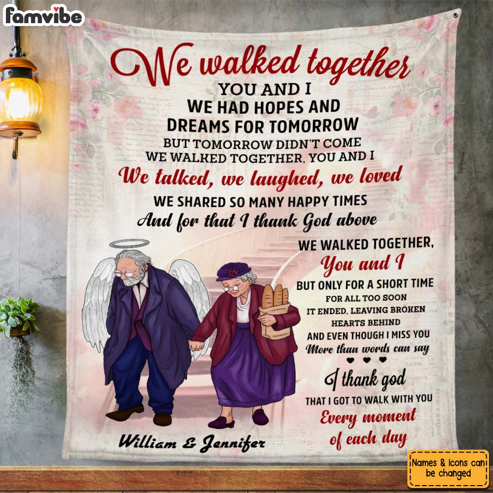 Personalized Memorial Gift For Couple Blanket 26805 Primary Mockup