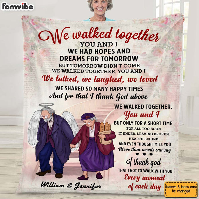 Personalized Memorial Gift For Couple Blanket 26805 1