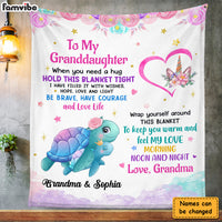Personalized Gift for Granddaughter I Am Always With You Blanket 26806 thumb 1