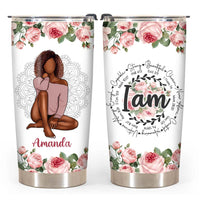 Personalized Gift For Daughter I Am Bible Verses Steel Tumbler 26808 thumb 1