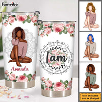 Personalized Gift For Daughter I Am Bible Verses Steel Tumbler 26808 thumb 1