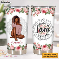 Personalized Gift For Daughter I Am Bible Verses Steel Tumbler 26808 thumb 1