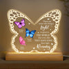 Personalized Butterfly Memorial Gift For Loss Of Loved One Plaque LED Lamp Night Light 26809 1