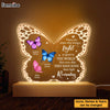 Personalized Butterfly Memorial Gift For Loss Of Loved One Plaque LED Lamp Night Light 26809 1