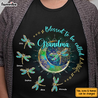 Personalized Gift For Grandma Blessed To Be Called Grandma Dragonfly Shirt - Hoodie - Sweatshirt 26817 thumb 1