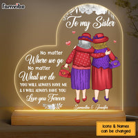 Personalized Gift for Friends I Will Always Have You Plaque LED Lamp Night Light 26819 thumb 1