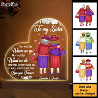 Personalized Gift for Friends I Will Always Have You Plaque LED Lamp Night Light 26819 thumb 1