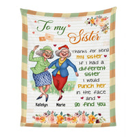 Personalized Gift for Friends Letter To My Sister Blanket 26820 thumb 1