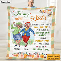 Personalized Gift for Friends Letter To My Sister Blanket 26820 thumb 1