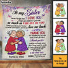 Personalized Gift for Friends Sisters Thanks For Standing By My Side When Times Hard Blanket 26821 1
