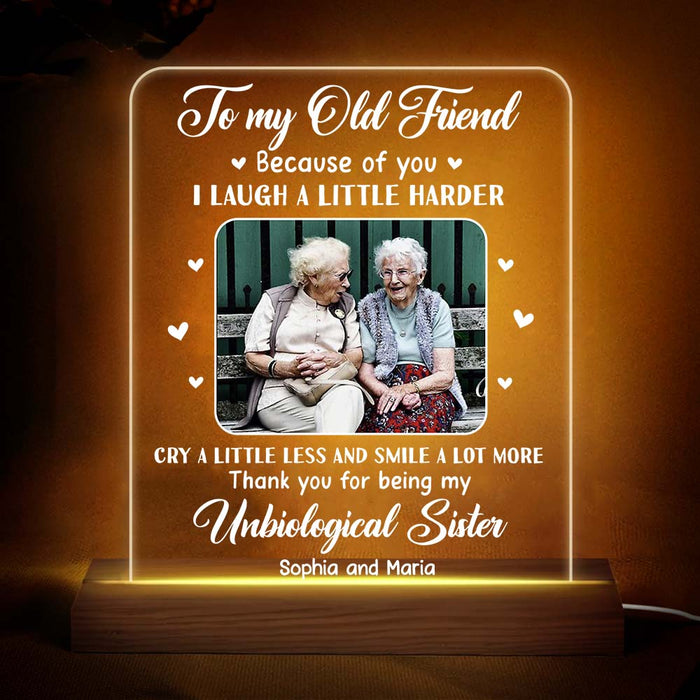 Personalized Gift For Friends Plaque LED Lamp Night Light 26822 1