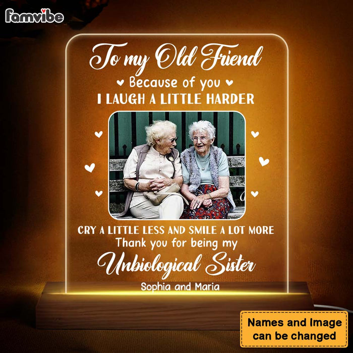 Personalized Gift For Friends Plaque LED Lamp Night Light 26822 1