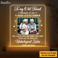 Personalized Gift For Friends Plaque LED Lamp Night Light 26822 thumb 1