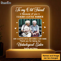 Personalized Gift For Friends Plaque LED Lamp Night Light 26822 thumb 1