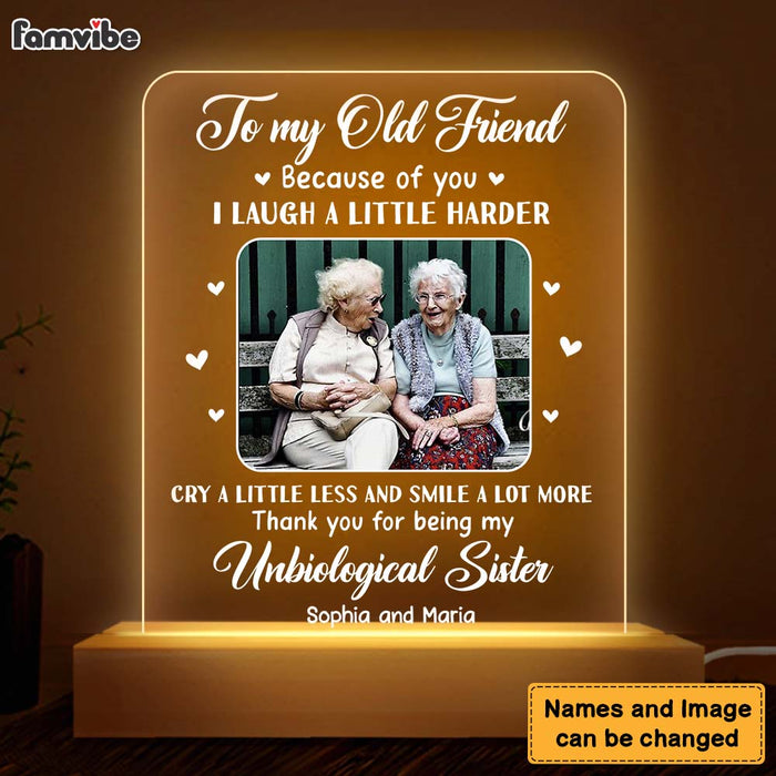 Personalized Gift For Friends Plaque LED Lamp Night Light 26822 1