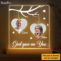 Personalized Gift For Couple God Gave Me You Plaque LED Lamp Night Light 26828 thumb 1