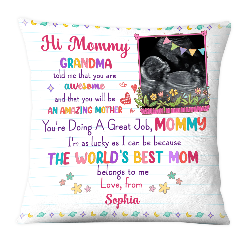 Personalized Gift For Daughter New Mom You Will Be An Amazing Mother Pillow 26830 Primary Mockup