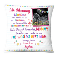 Personalized Gift For Daughter New Mom You Will Be An Amazing Mother Pillow 26830 thumb 1