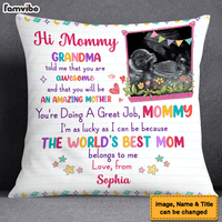 Personalized Gift For Daughter New Mom You Will Be An Amazing Mother Pillow 26830 thumb 1
