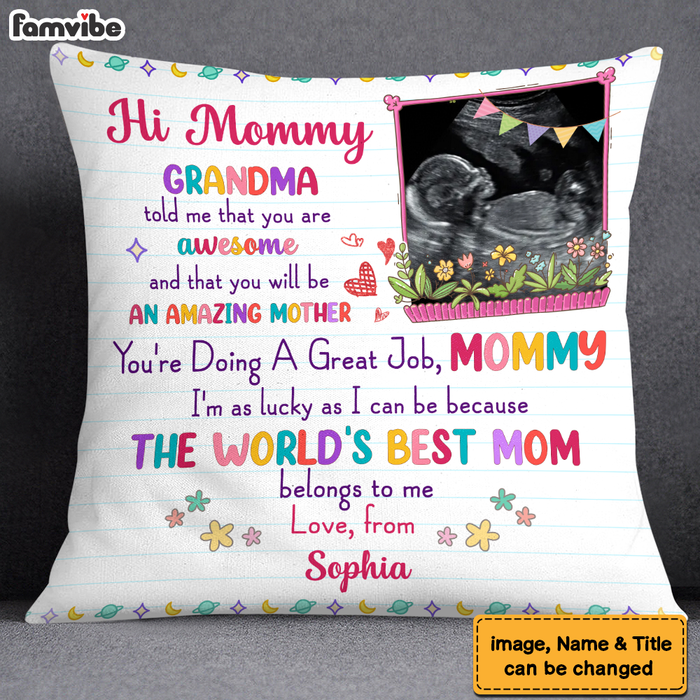 Personalized Gift For Daughter New Mom You Will Be An Amazing Mother Pillow 26830 1
