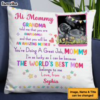 Personalized Gift For Daughter New Mom You Will Be An Amazing Mother Pillow 26830 thumb 1