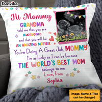 Personalized Gift For Daughter New Mom You Will Be An Amazing Mother Pillow 26830 thumb 1
