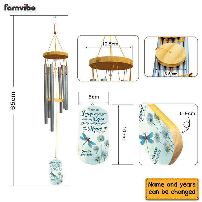 Personalized I Can No Longer See You With My Eyes Memorial Wind Chimes 26833 1