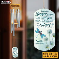 Personalized I Can No Longer See You With My Eyes Memorial Wind Chimes 26833 thumb 1