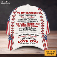 Personalized Gift For Grandson You Will Never Lose Baseball Cap 26835 thumb 1